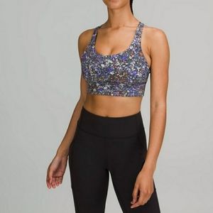 Lululemon Energy Bra Flower Burst Multi Color Size 10